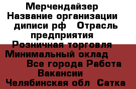 Мерчендайзер › Название организации ­ диписи.рф › Отрасль предприятия ­ Розничная торговля › Минимальный оклад ­ 25 000 - Все города Работа » Вакансии   . Челябинская обл.,Сатка г.